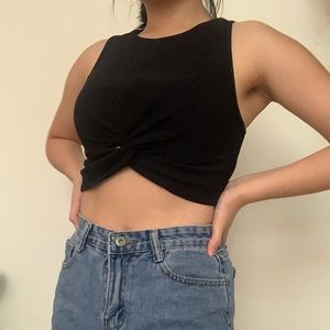 m forever 21 knotted crop top